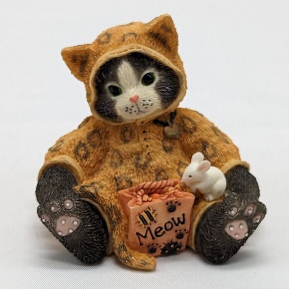 Vtg Calico Kittens "You Can Always Spot A Friend" Figurine By Priscilla Hillman - Picture 1 of 2